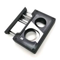 Cigarism Triple Jet Flame Lighter and Cassette Style Cigar Cutter Gift Set - Black