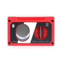 Cigarism Triple Jet Flame Lighter and Cassette Style Cigar Cutter Gift Set - Red