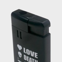 Cigarism Jet Flame Lighter, Cigar Cutter & Ashtray Gift Set - Skull