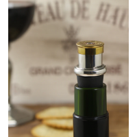 Shotgun Cartridge English Pewter Wine Bottle Stopper