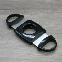 Angelo Black Plastic Twin Blade Cigar Cutter - 58 Ring Gauge