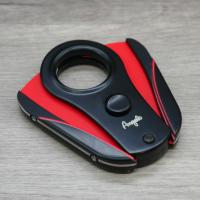 Angelo Black & Red Wing Cigar Cutter - 63 Ring Gauge