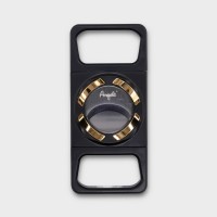 Angelo Double Blade Guillotine Cutter - Black & Gold - 64 Ring Gauge