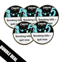 Bundle Deal - Chacom No 5 Pipe Tobacco 5 x 50g Tin