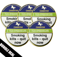 BUNDLE DEAL - Charatan Royal Ensign Mixture Pipe Tobacco - 5 x 50g Tin