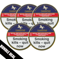 BUNDLE DEAL - Charatan Royal Escape Pipe Tobacco - 5 x 50g Tin