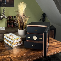 Adorini Chianti Medium Deluxe Cigar Humidor - 100 Cigar Capacity (AD041)