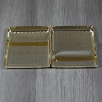 Cigarette Case - Gold Colour Finish - Fits 20 Superking Cigarettes