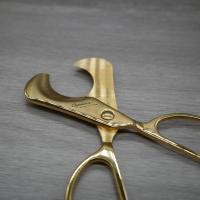 Cigarism 24K Gold Plated Stainless Steel Cigar Cutter Scissors - End of Line
