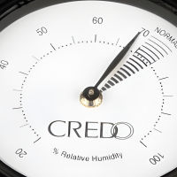 Credo Analogue Hygrometer Black