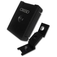 Credo 3 in 1 Cigar Punch Cutter - Square - Black