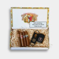 Cuban Beginners Gift Box Sampler - 4 Cigars & Accessories