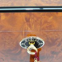 Daniel Marshall Large Burl Humidor - 125 Cigar Capacity