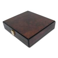 Daniel Marshall Burl Travel Humidor - 15 Cigar Capacity