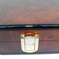 Daniel Marshall Burl Travel Humidor - 15 Cigar Capacity