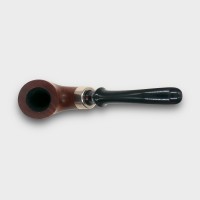 Dr Plumb Classic Bent Smooth Metal Filter Briar P Lip Style Pipe (DP566)