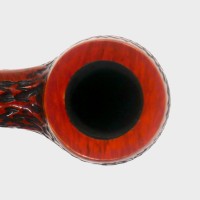 Dr Plumb Lightweight Metal Filter Fishtail Carved Briar Pipe (DP567)
