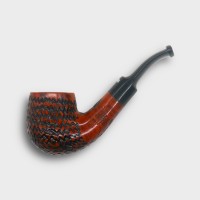 Dr Plumb Dinky Rustic Metal Filter Fishtail Briar Pipe (DP568)