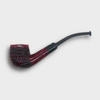 Dr Plumb Lightweight Metal Filter Fishtail Carved Briar Pipe (DP571)