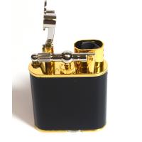 Dunhill - Unique Turbo Black Lacquer, Silver & Gold Plated Lighter