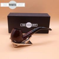 Alfred Dunhill - The White Spot Bruyere 5113 Group 5 Bent Apple Fishtail Pipe (DUN388)