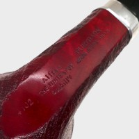 Alfred Dunhill - The White Spot Ruby Bark 4102 Group 4 Bent Pipe (DUN1029)