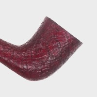 Alfred Dunhill - The White Spot Ruby Bark 3421 Group 3 Bent Zulu Pipe (DUN1034)