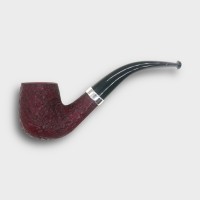Alfred Dunhill - The White Spot Ruby Bark 4102 Group 4 Bent Pipe (DUN1035)