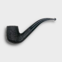 Alfred Dunhill - The White Spot Shell Briar 4102 Ring Grain Group 4 Bent Fishtail Pipe (DUN1059)