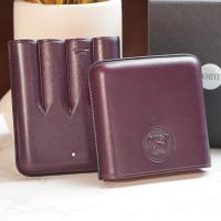 Dunhill Bulldog Cigar Case Robusto - Purple - Fits 4 Cigars