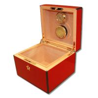 Elie Bleu Humidor - Che Robusto Red Sycamore - 25 Cigar Capacity