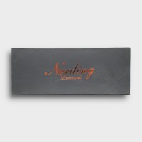 Erik Nording Double Silver Brown #3 Fishtail Pipe (EN255)