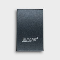 Eurojet Jet Lighter with Punch Cut and Rest - Gunmetal & Red