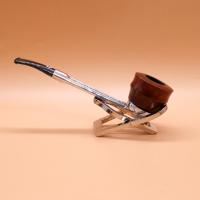 Falcon Standard Smooth Curved  Aluminium Briar Fishtail Pipe (FAL588)