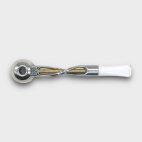 Falcon Shillelagh Twist Replacement Stem - White Chrome & Gold