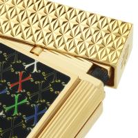 ST Dupont Lighter - Ligne 2 - Fuente Black & Yellow Gold
