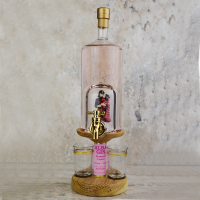 Gin Scottish Bagpiper & 2 Shot Glasses Decanter (Stylish Whisky) - 40% 350ml