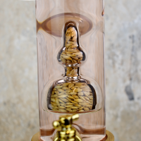 Gin Barley Tap and Two Glasses Decanter (Stylish Whisky) - 40% 350ml