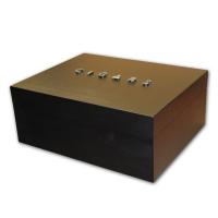 Gentili Giovani Cigar Humidor - Matt Black - 50 Capacity