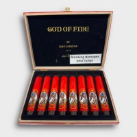 Arturo Fuente God of Fire Don Carlos Robusto Tubos Cigar - Box of 10