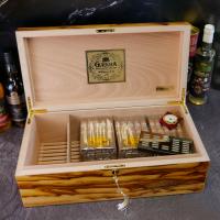 LIMITED EDITION - Gurkha 35th Anniversary Wood 150 Count Humidor - 75 Cigars Included