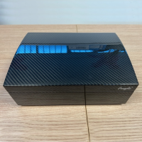 Angelo Bare Carbon Fibre Humidor - 50 Cigar Capacity
