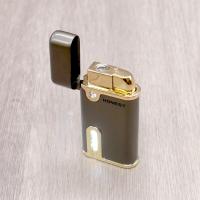 Honest Bronte Cigar Lighter - Black Windproof (HON214)