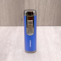 Honest Lewis Cigar Lighter - Blue & Chrome (HON203)
