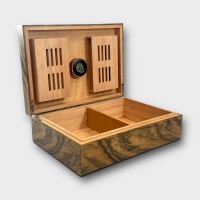 Jonathon Vaiksaar Natural Small Regular Humidor - Walnut - 70 Cigar Capacity