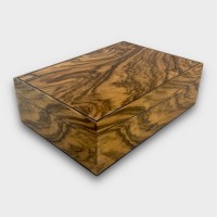 Jonathon Vaiksaar Natural Small Regular Humidor - Walnut - 70 Cigar Capacity