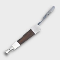 Passatore Pipe Knife Tool with Tamper & Prod - Matt Chrome & Wood