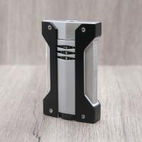 Myon Black and Silver Racing Edition Jet Cigar Lighter