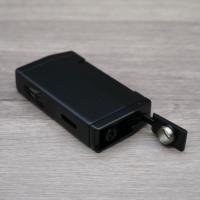 Winjet Twin Jet Flame with Fold Out Punch - Matt Black