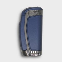 Colibri E3 Triple Jet Flame Lighter - Navy & Gunmetal